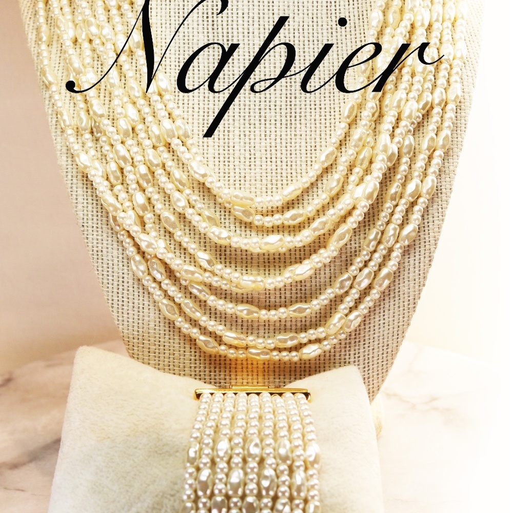 Vintage Napier Pearl Parure